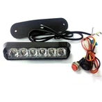 ملٹی کلر 6 ایل ای ڈی اسٹروب لائٹ